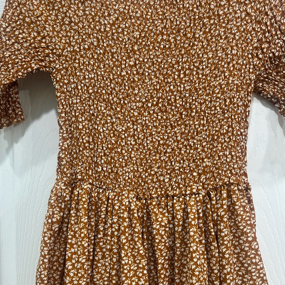 Orange Creek S Orange Jude Floral Smocked Dress - Picture 4 of 9